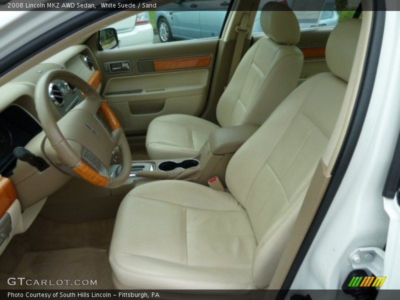 White Suede / Sand 2008 Lincoln MKZ AWD Sedan