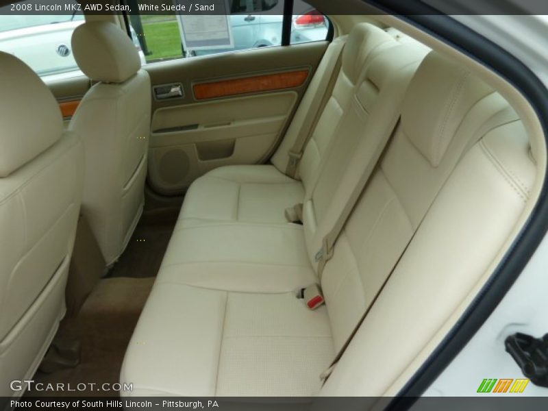 White Suede / Sand 2008 Lincoln MKZ AWD Sedan