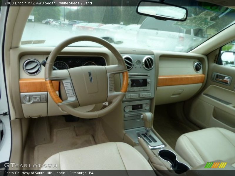 White Suede / Sand 2008 Lincoln MKZ AWD Sedan