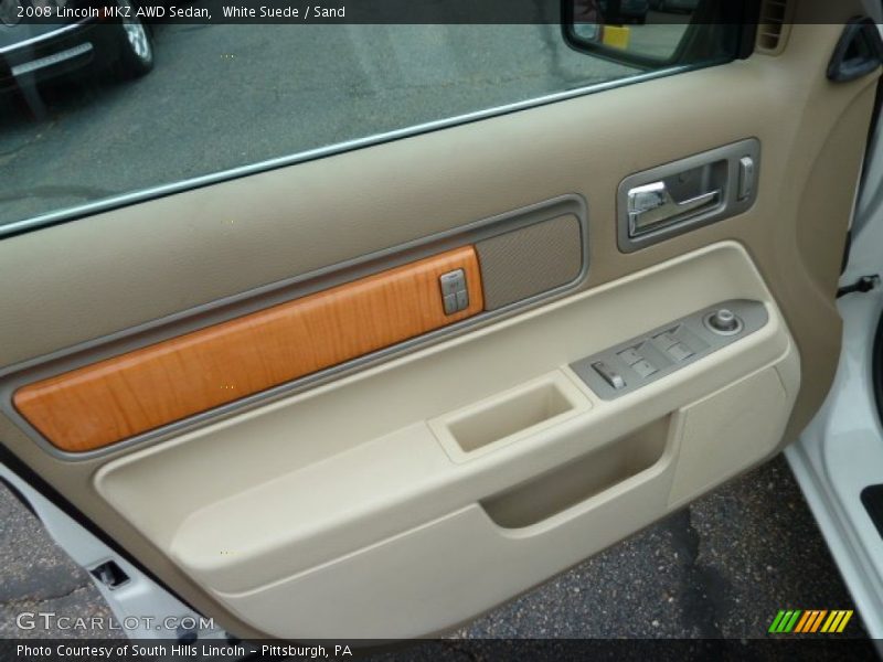 White Suede / Sand 2008 Lincoln MKZ AWD Sedan