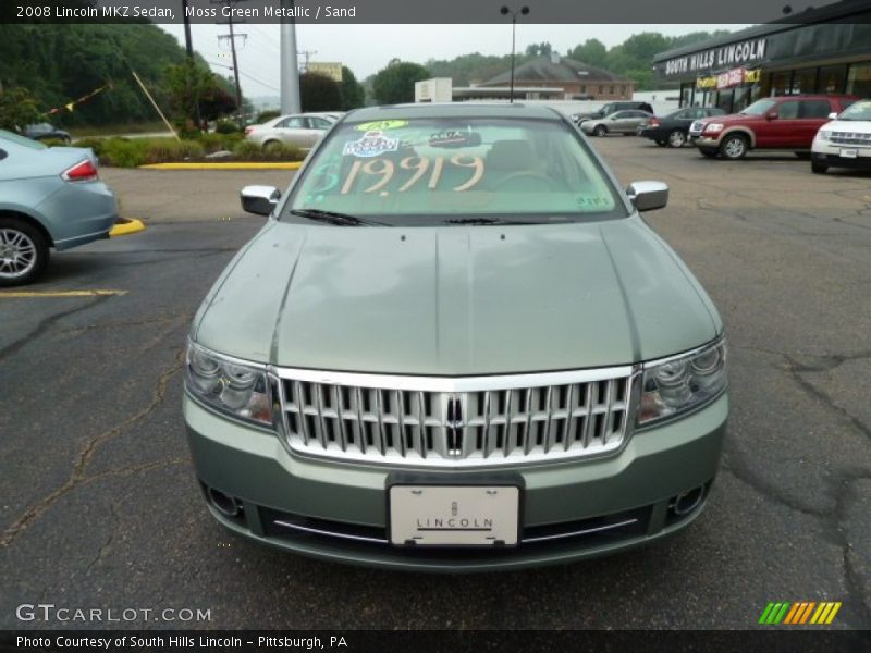 Moss Green Metallic / Sand 2008 Lincoln MKZ Sedan