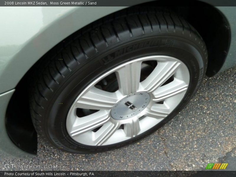 Moss Green Metallic / Sand 2008 Lincoln MKZ Sedan