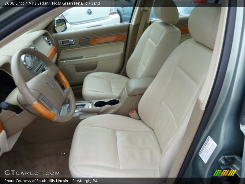 Moss Green Metallic / Sand 2008 Lincoln MKZ Sedan