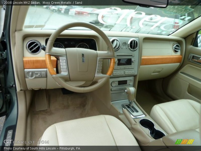 Moss Green Metallic / Sand 2008 Lincoln MKZ Sedan