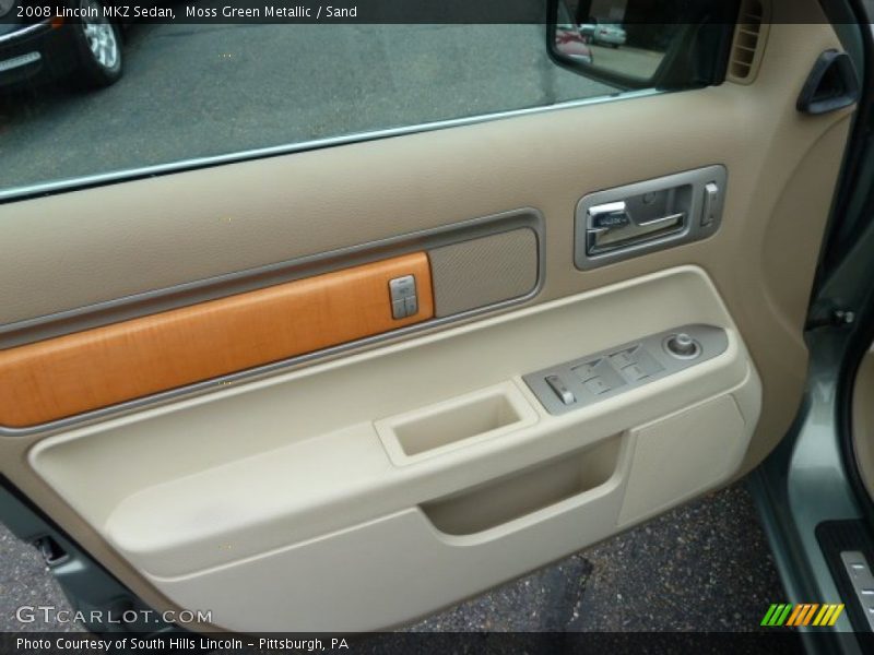 Moss Green Metallic / Sand 2008 Lincoln MKZ Sedan