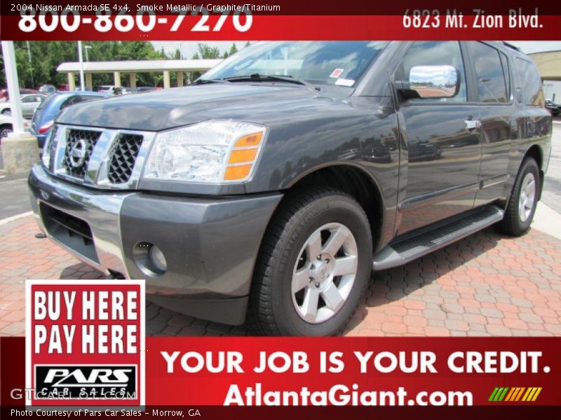 Smoke Metallic / Graphite/Titanium 2004 Nissan Armada SE 4x4