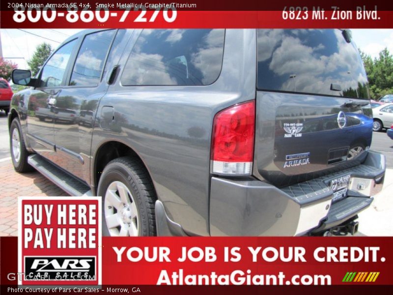 Smoke Metallic / Graphite/Titanium 2004 Nissan Armada SE 4x4