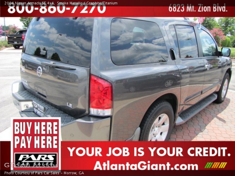 Smoke Metallic / Graphite/Titanium 2004 Nissan Armada SE 4x4