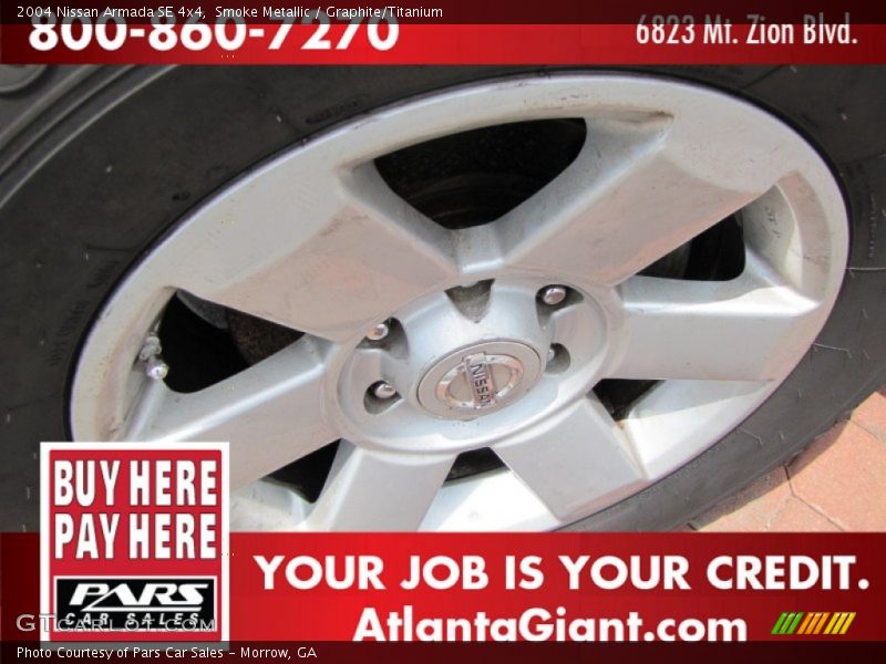Smoke Metallic / Graphite/Titanium 2004 Nissan Armada SE 4x4