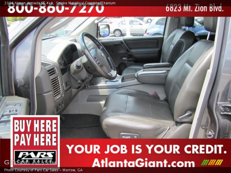 Smoke Metallic / Graphite/Titanium 2004 Nissan Armada SE 4x4