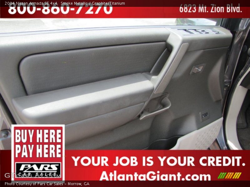 Smoke Metallic / Graphite/Titanium 2004 Nissan Armada SE 4x4