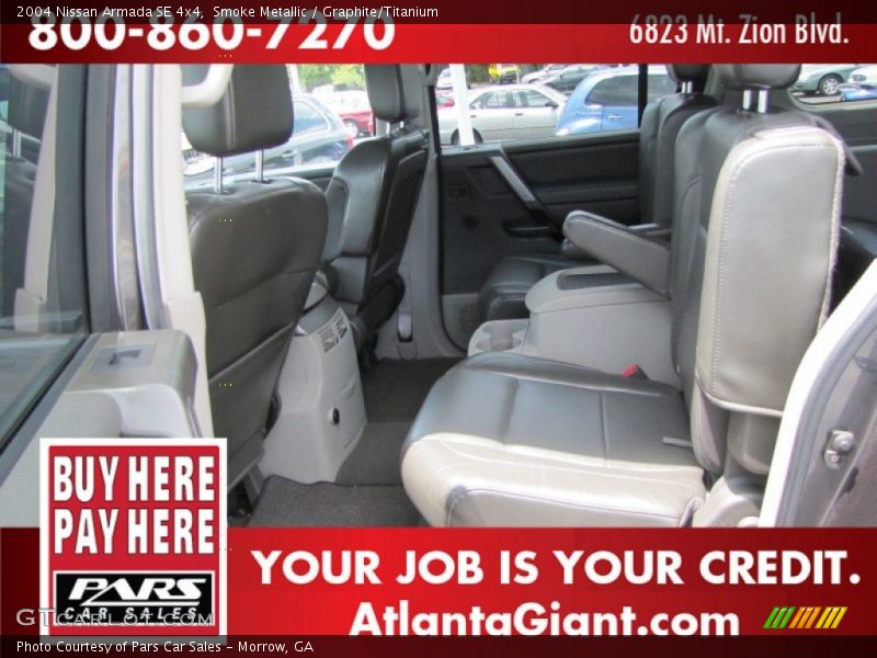 Smoke Metallic / Graphite/Titanium 2004 Nissan Armada SE 4x4