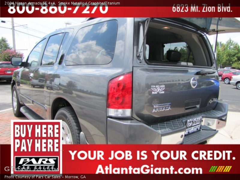 Smoke Metallic / Graphite/Titanium 2004 Nissan Armada SE 4x4