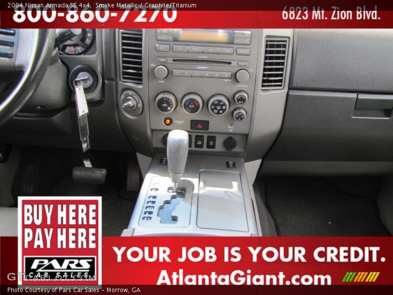 Smoke Metallic / Graphite/Titanium 2004 Nissan Armada SE 4x4