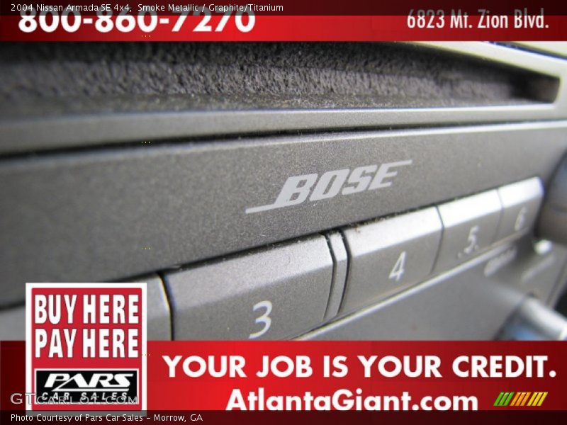 Smoke Metallic / Graphite/Titanium 2004 Nissan Armada SE 4x4