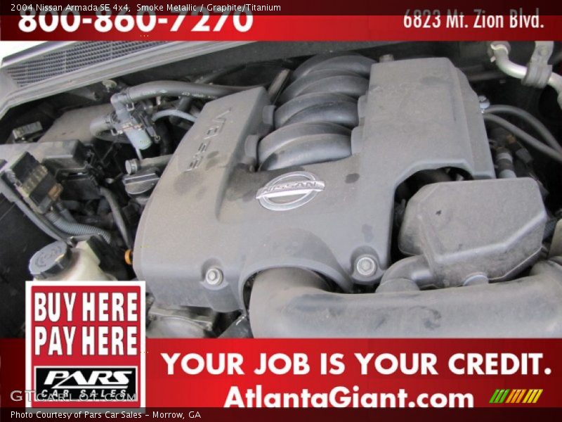 Smoke Metallic / Graphite/Titanium 2004 Nissan Armada SE 4x4