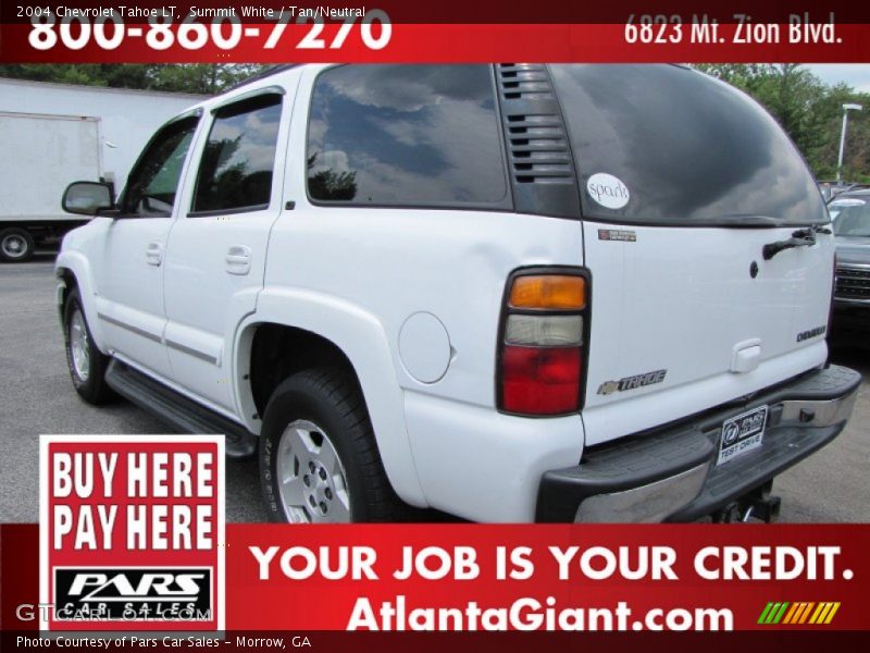 Summit White / Tan/Neutral 2004 Chevrolet Tahoe LT