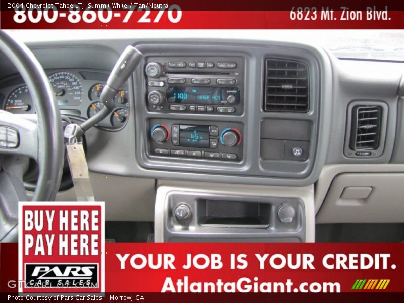 Summit White / Tan/Neutral 2004 Chevrolet Tahoe LT