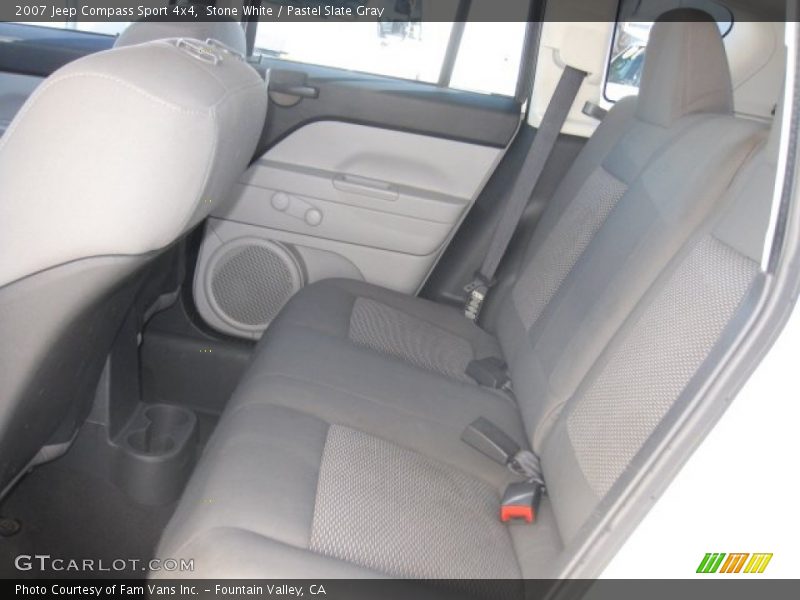 Stone White / Pastel Slate Gray 2007 Jeep Compass Sport 4x4