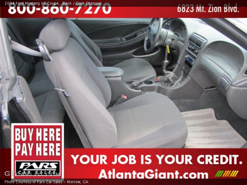 Black / Dark Charcoal 2004 Ford Mustang V6 Coupe