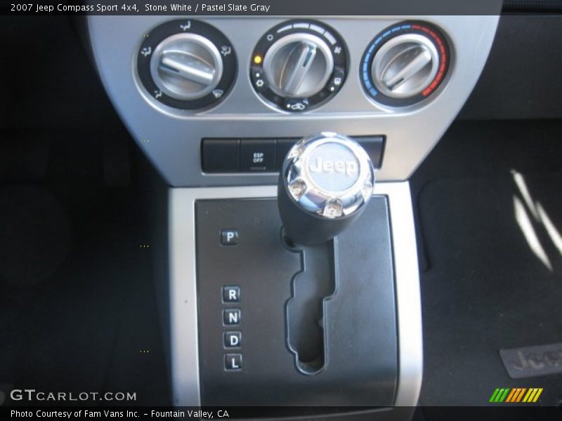 Stone White / Pastel Slate Gray 2007 Jeep Compass Sport 4x4