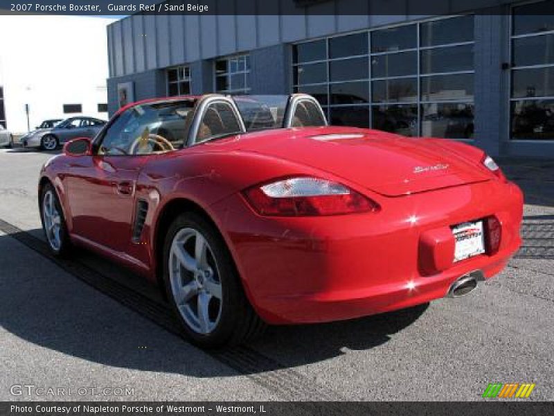 Guards Red / Sand Beige 2007 Porsche Boxster
