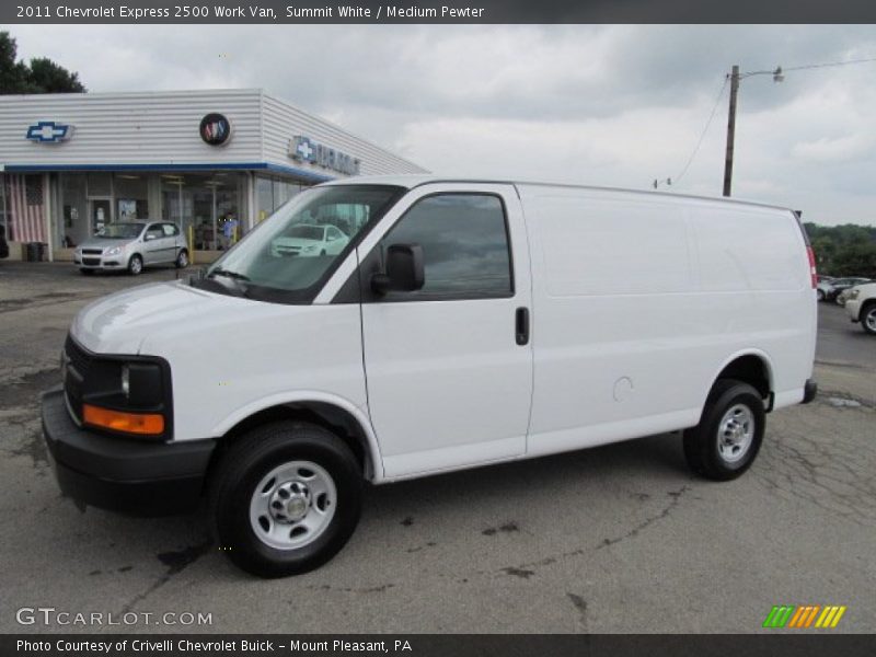 Summit White / Medium Pewter 2011 Chevrolet Express 2500 Work Van