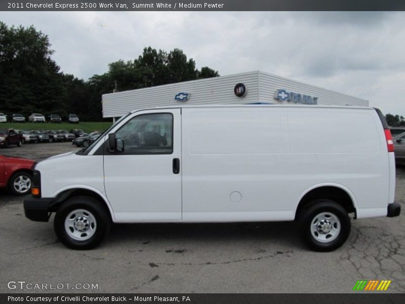 Summit White / Medium Pewter 2011 Chevrolet Express 2500 Work Van
