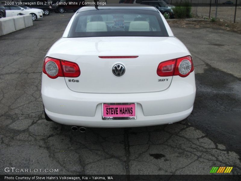 Candy White / Cornsilk Beige 2008 Volkswagen Eos 2.0T