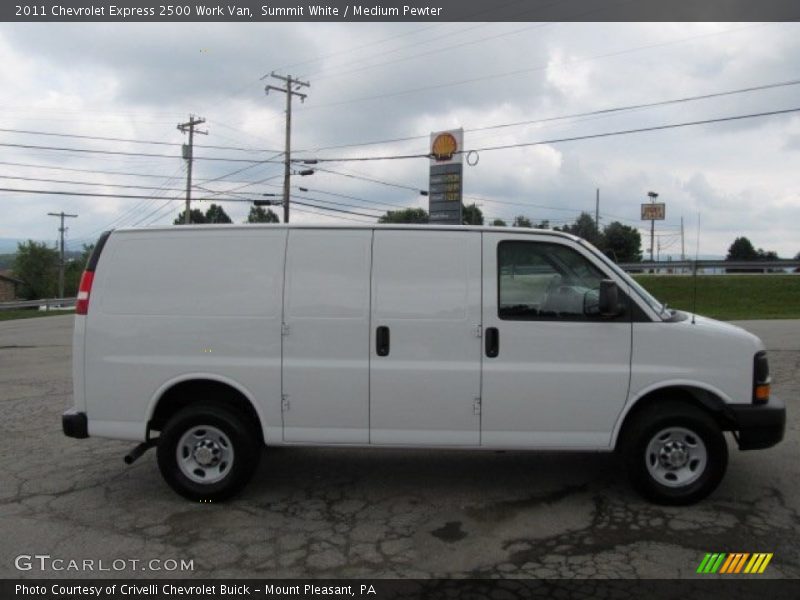 Summit White / Medium Pewter 2011 Chevrolet Express 2500 Work Van
