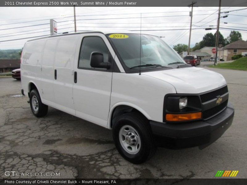 Summit White / Medium Pewter 2011 Chevrolet Express 2500 Work Van
