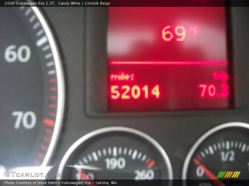 Candy White / Cornsilk Beige 2008 Volkswagen Eos 2.0T