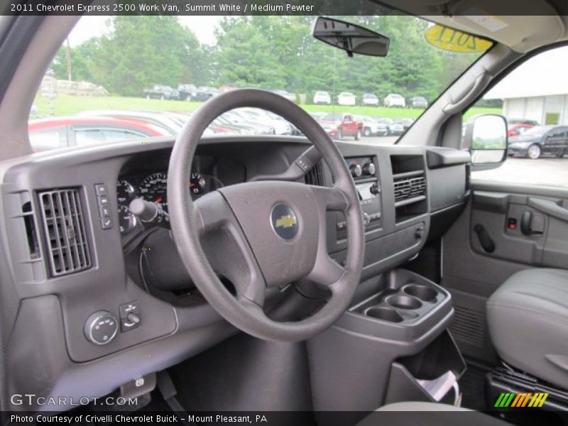 Summit White / Medium Pewter 2011 Chevrolet Express 2500 Work Van