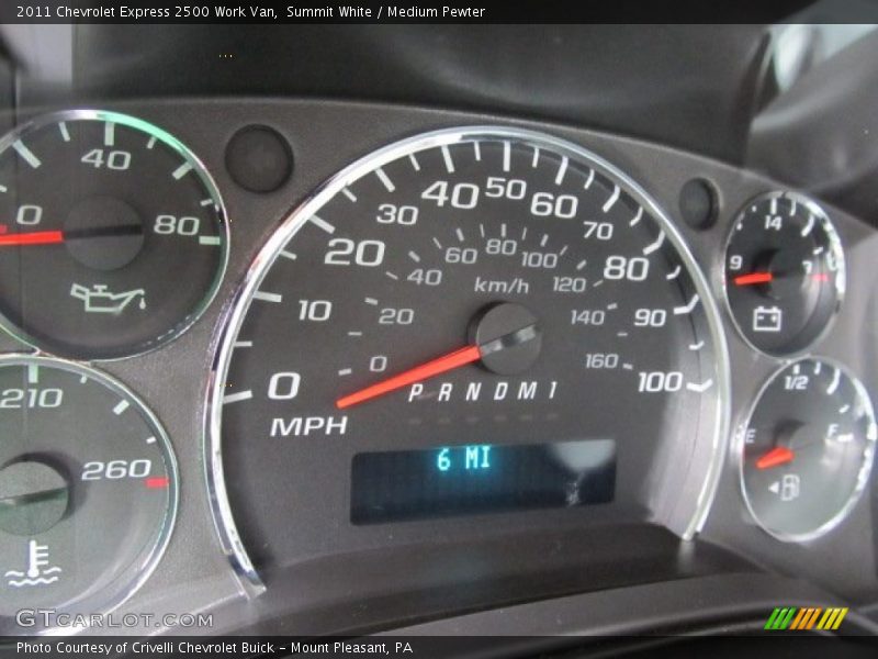 Summit White / Medium Pewter 2011 Chevrolet Express 2500 Work Van