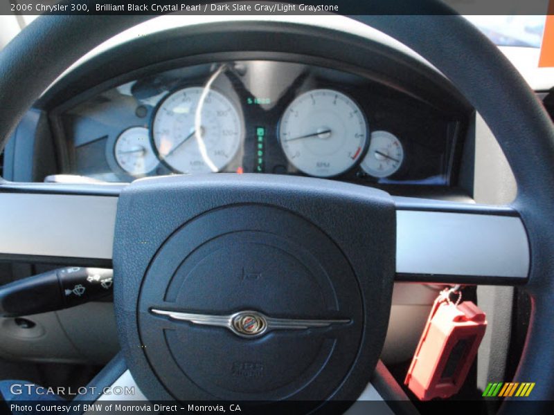 Brilliant Black Crystal Pearl / Dark Slate Gray/Light Graystone 2006 Chrysler 300