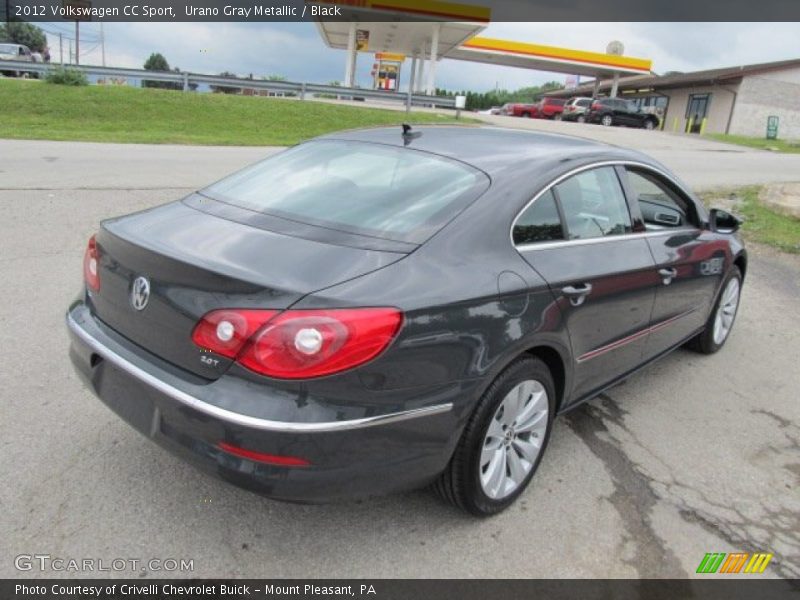 Urano Gray Metallic / Black 2012 Volkswagen CC Sport