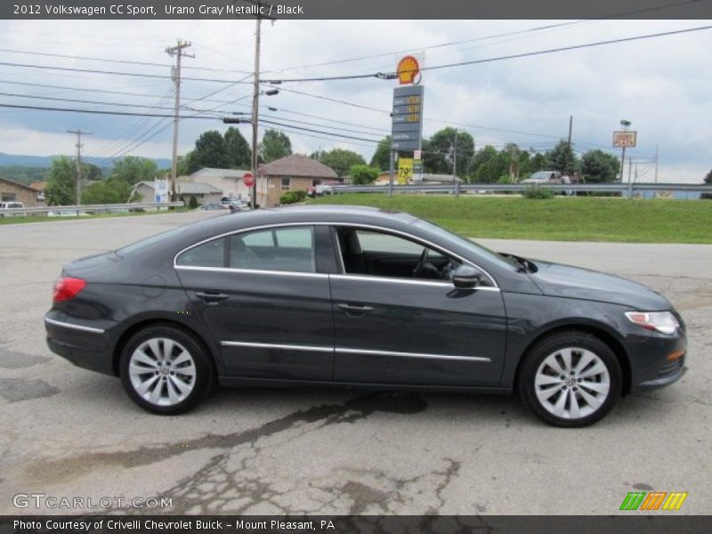 Urano Gray Metallic / Black 2012 Volkswagen CC Sport