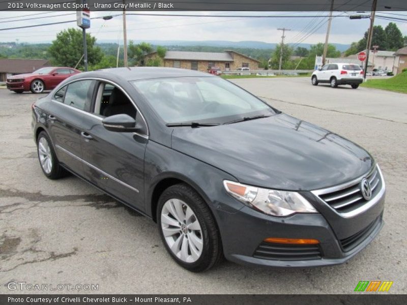 Urano Gray Metallic / Black 2012 Volkswagen CC Sport
