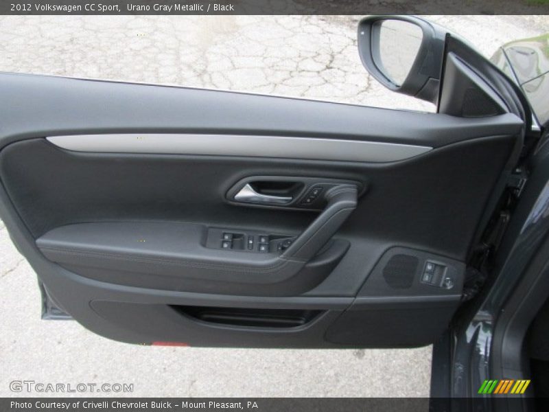 Urano Gray Metallic / Black 2012 Volkswagen CC Sport