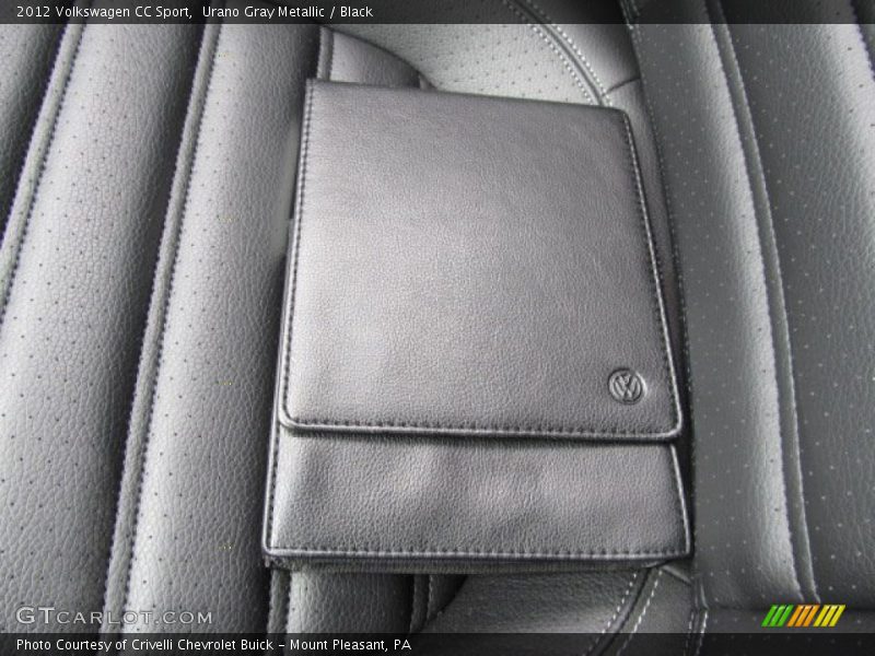 Urano Gray Metallic / Black 2012 Volkswagen CC Sport