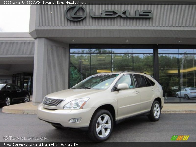 Savannah Beige Metallic / Ivory 2005 Lexus RX 330 AWD