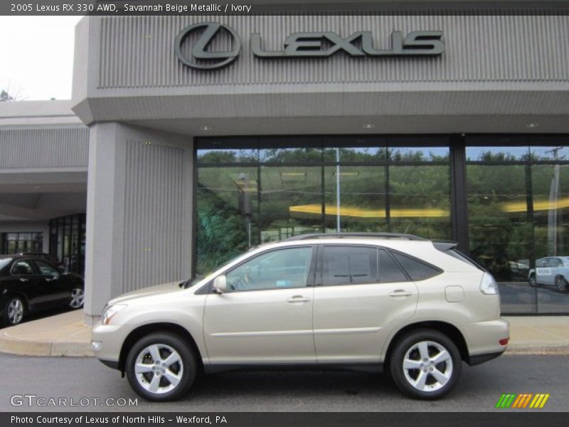 Savannah Beige Metallic / Ivory 2005 Lexus RX 330 AWD