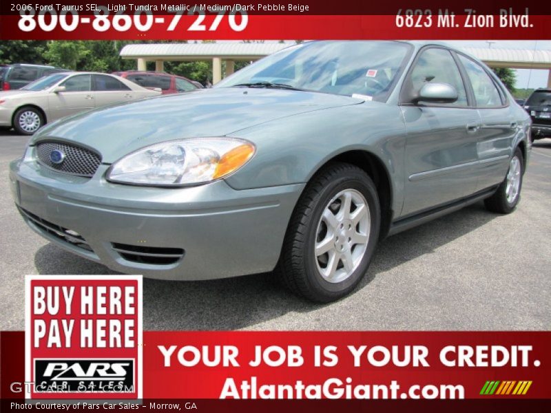 Light Tundra Metallic / Medium/Dark Pebble Beige 2006 Ford Taurus SEL