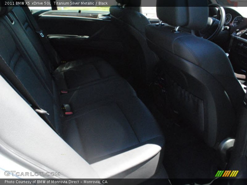 Titanium Silver Metallic / Black 2011 BMW X5 xDrive 50i
