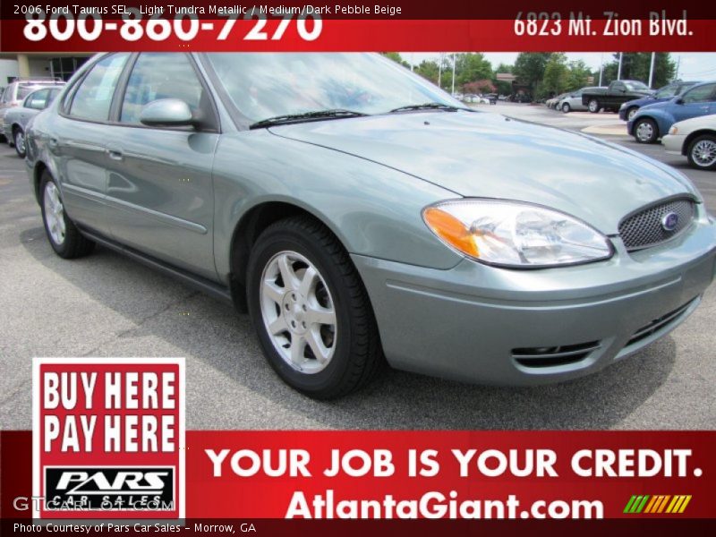 Light Tundra Metallic / Medium/Dark Pebble Beige 2006 Ford Taurus SEL