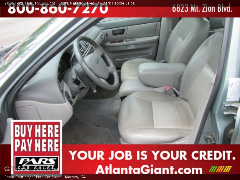 Light Tundra Metallic / Medium/Dark Pebble Beige 2006 Ford Taurus SEL