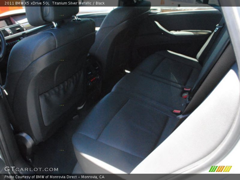 Titanium Silver Metallic / Black 2011 BMW X5 xDrive 50i