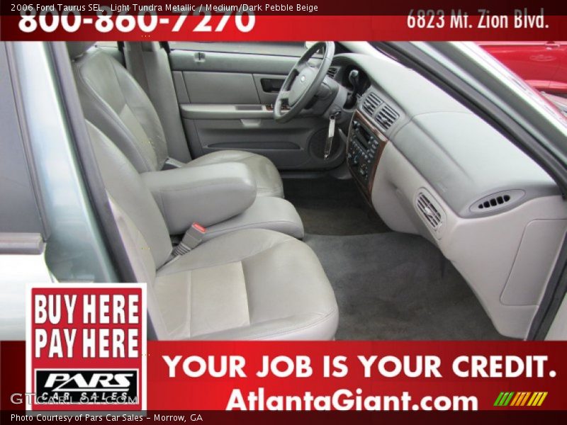 Light Tundra Metallic / Medium/Dark Pebble Beige 2006 Ford Taurus SEL