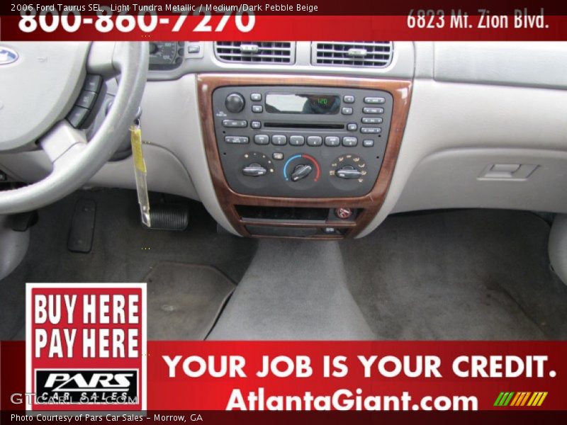 Light Tundra Metallic / Medium/Dark Pebble Beige 2006 Ford Taurus SEL