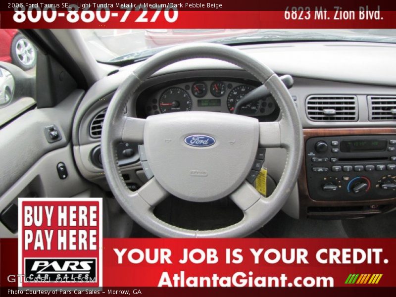 Light Tundra Metallic / Medium/Dark Pebble Beige 2006 Ford Taurus SEL